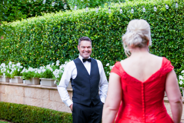first look at wedding in Adelaide South Australia