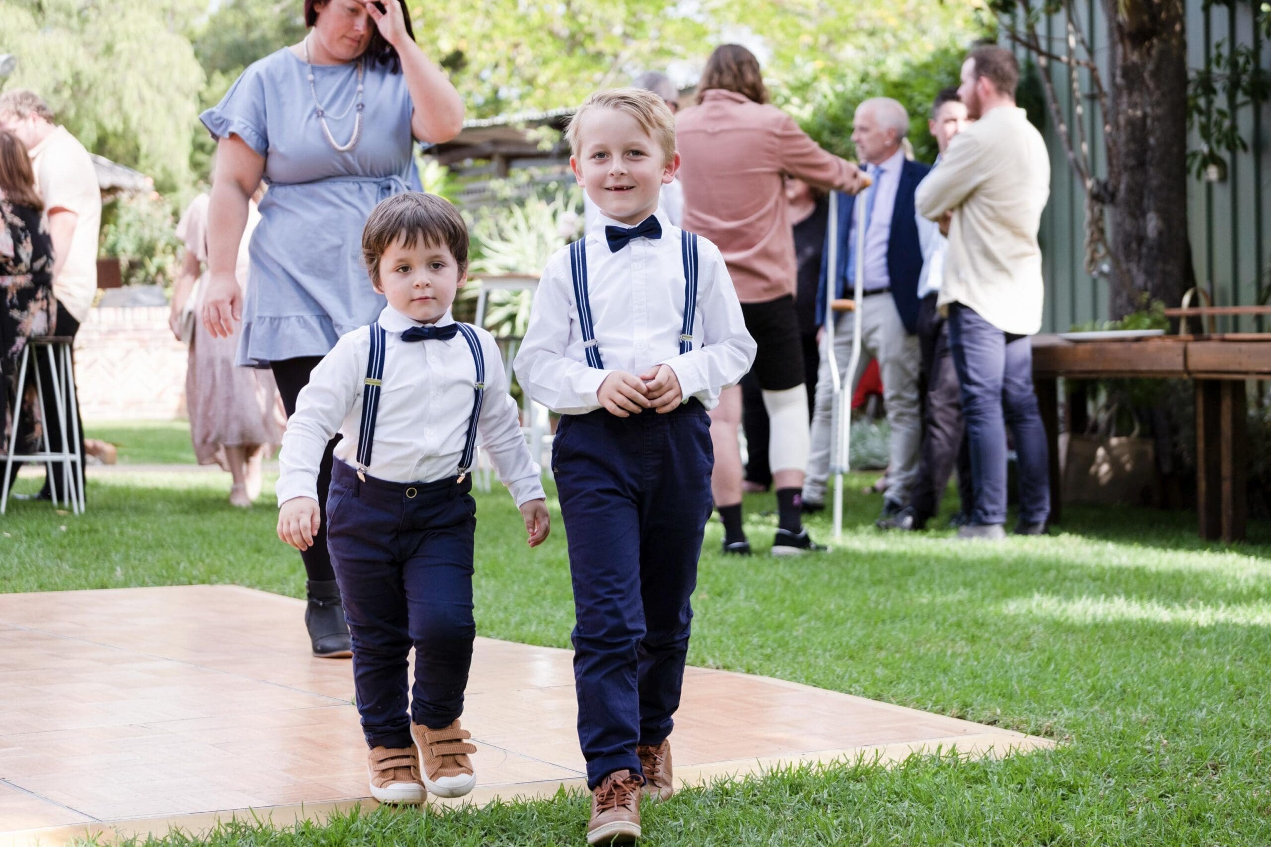 ring bearers at Rothwood Perth Wedding