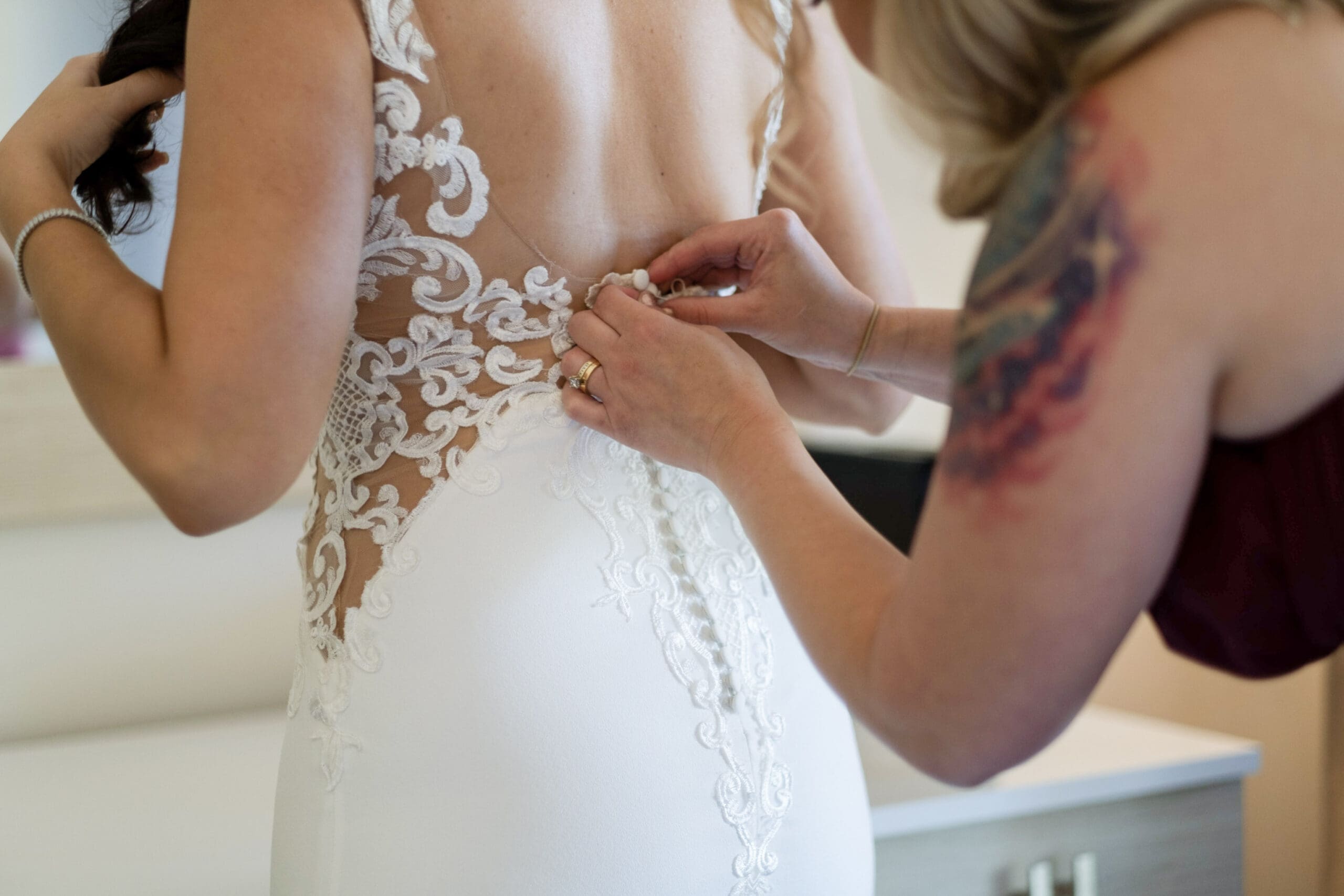 bride getting ready photo