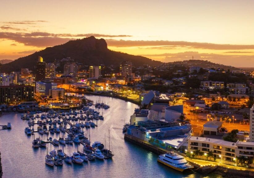 View of Townsville at Sunset